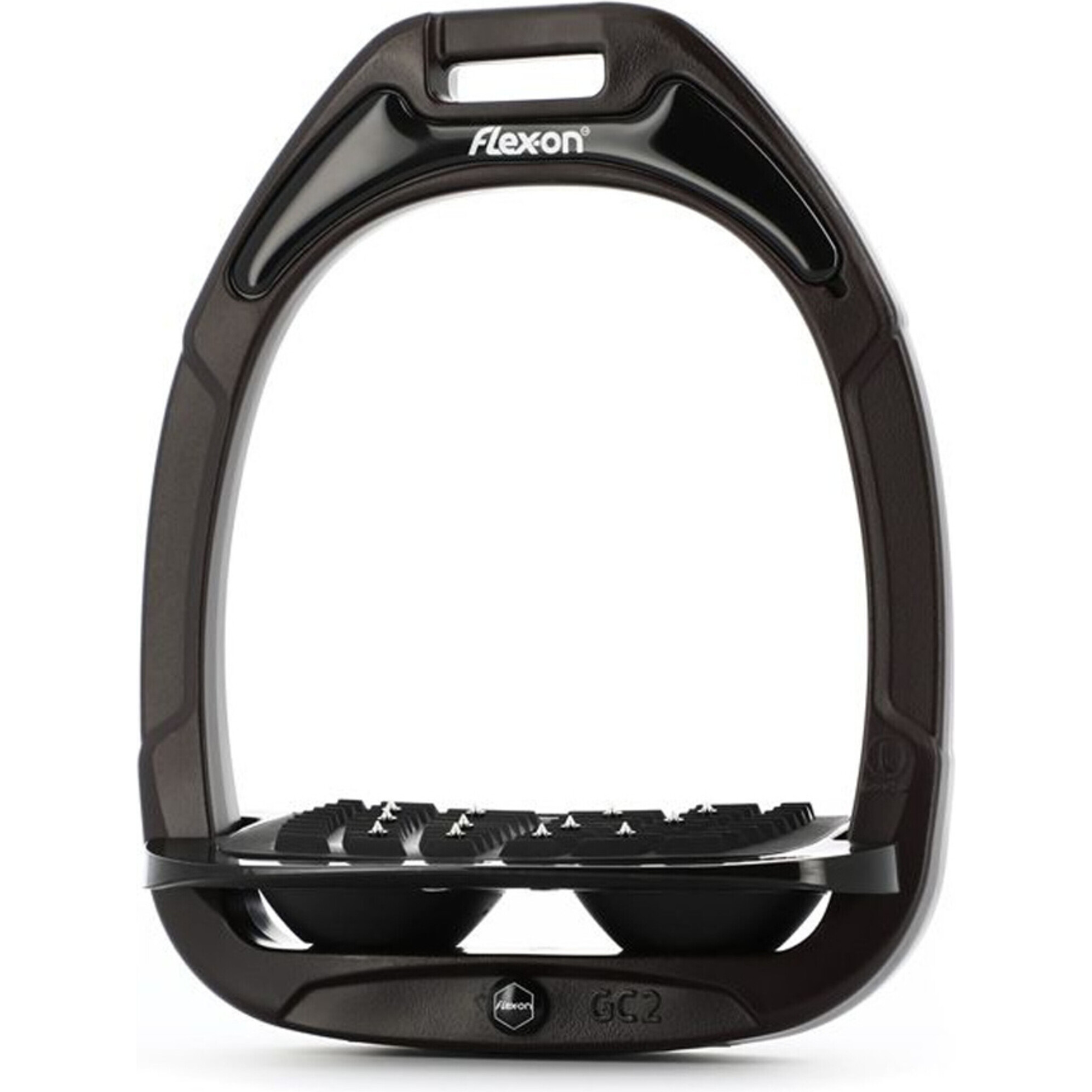 2022 Flex-On Green Composite Ultra Grip Stirrups GC05IUG0505 - Black